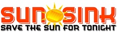 Sun Sink Logo - Save the sun for tonight small